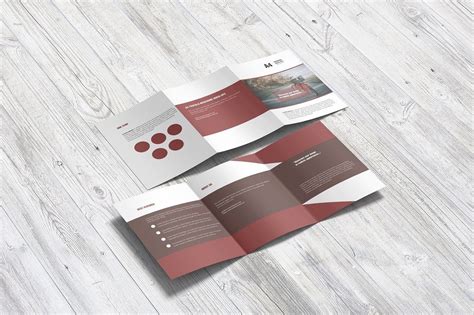 A4 Trifold Brochure Mockup By graphiccrew | TheHungryJPEG