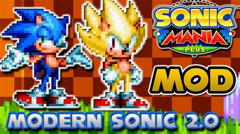 Sonic Mania Plus MOD: Sonic Moderno 2.0 - En Español - YouTube