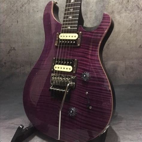 PRS SE Custom 24 Floyd Rose in Amethyst Front Body Angle