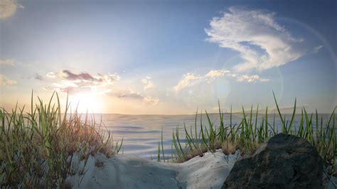 Beach in Blender by JohnAjodah on DeviantArt