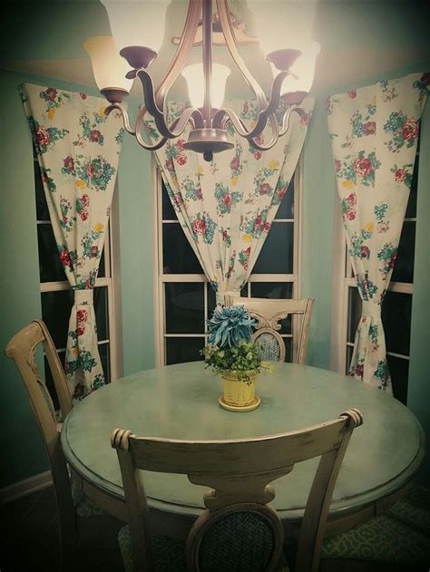 Diy curtains from pioneer woman table cloths | Pioneer woman kitchen decor, Pioneer woman ...