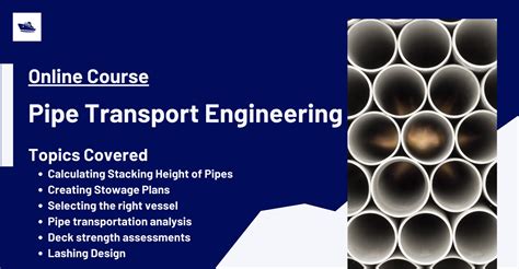 Pipe Transportation Engineering - Online Course - TheNavalArch