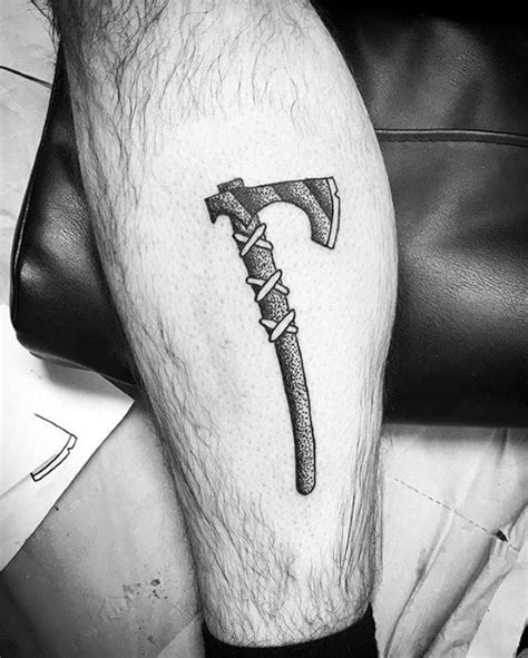 60 Axe Tattoo Designs For Men - Wood Chopping Ink Ideas