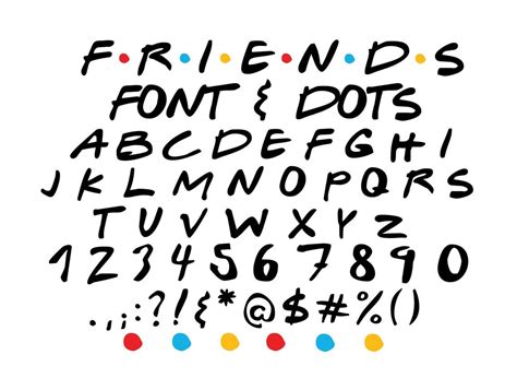 FRIENDS SVG, Friends font svg, Friends alphabet svg, Friends letters ...