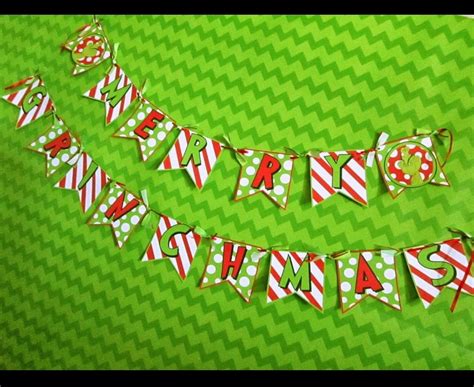 Merry Grinchmas banner | Classroom party, Classroom christmas decorations, Christmas classroom