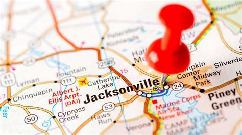 Jacksonville Nc On A Map | Printable Templates Free