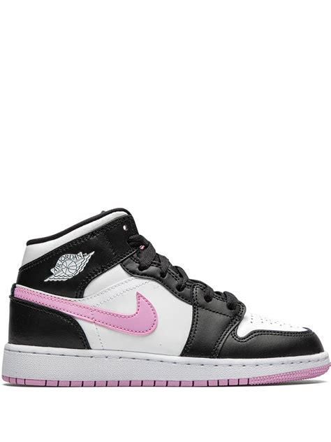 Jordan Kids 'Air Jordan 1 Mid' Sneakers - Farfetch