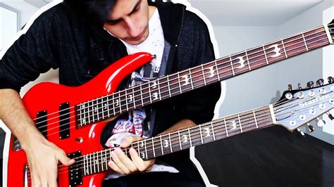 17 STRINGS Double Neck Bass Guitar Solo - YouTube