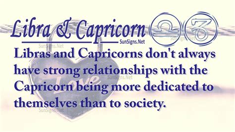 Libra Capricorn Love Compatibility - SunSigns.Net