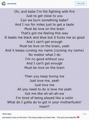 Rihanna Love On The Brain Lyrics - Rectangle Circle