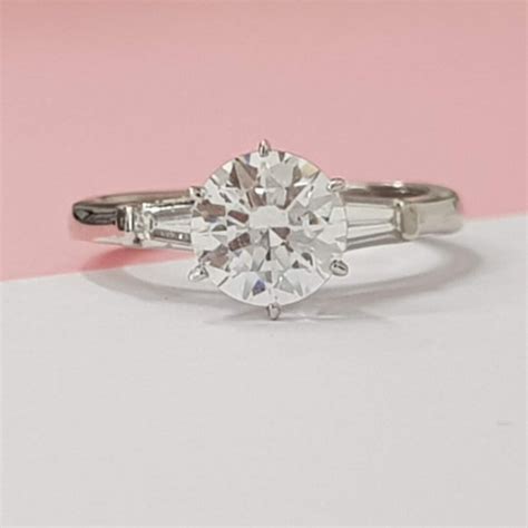 2 Carat Ring Real Diamond Solitaire Engagement Wedding Ring - Etsy