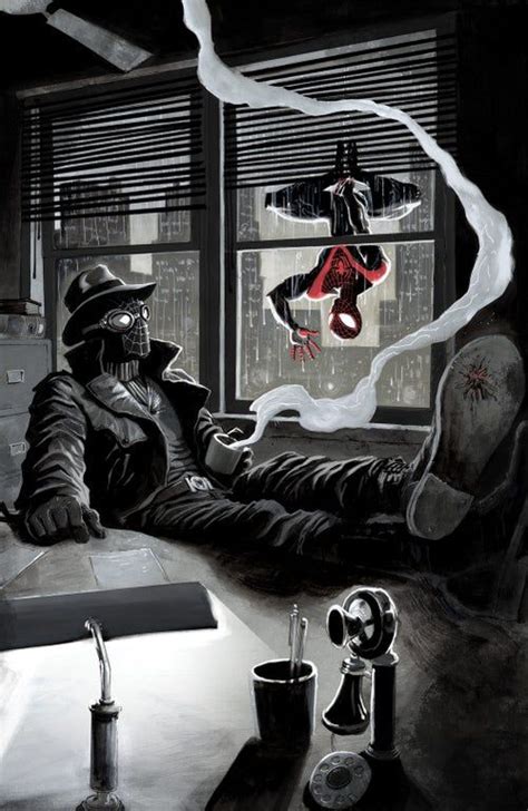 Miles Morales & Spider-Man Noir by Juan Ferreyra : Spiderman Spiderman ...