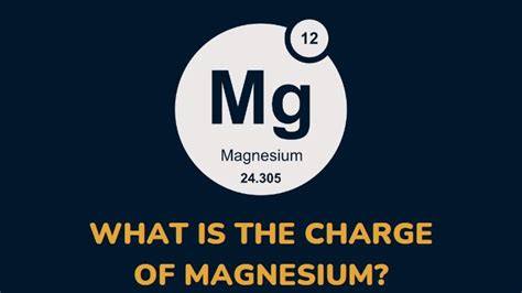 What Is The Charge Of Magnesium In MgCl2, MgSO4 & Mg(NO3)2? - Gezro