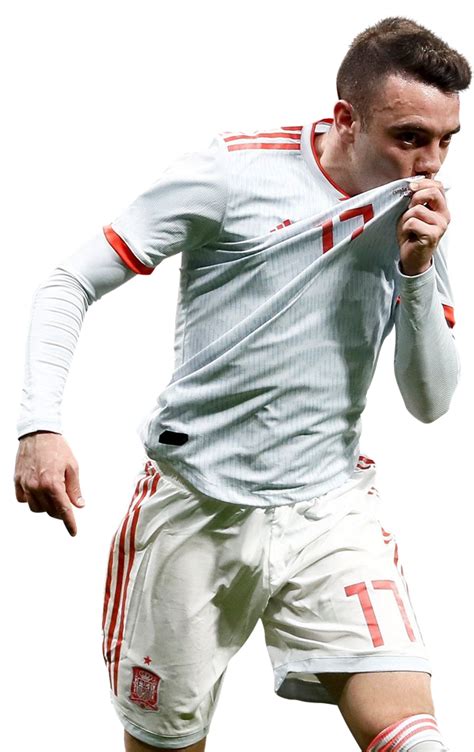 Iago Aspas Spain football render - FootyRenders