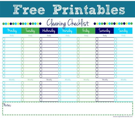 blank monthly checklist printable calendar template printable ...