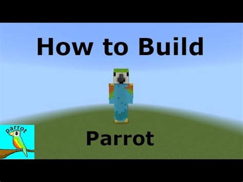 |How to Build Parrot (v.1)| Minecraft Skin Tutorials - YouTube