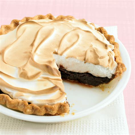 Quick Chocolate Meringue Pie Recipe | Martha Stewart