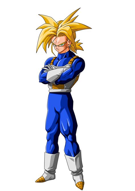 Trunks Long Hair Super Saiyan - Long Hair