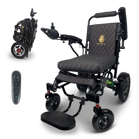 New Remote Control Lightweight Foldable Electric Wheelchair (Black, Black) - Walmart.com