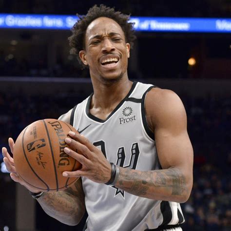 DeMar DeRozan: 'Don't Believe' Rumors of Unhappiness with Spurs, Trade ...