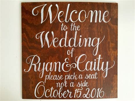 Custom Wedding Signs Wedding Signage Wooden Wedding Sign - Etsy