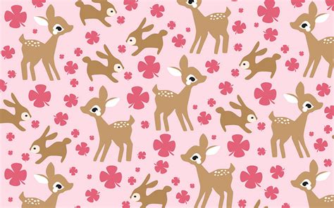 Download Young Deer Art Cute Laptop Wallpaper | Wallpapers.com