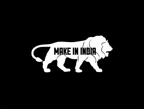 make in india logo vector, make in india icon free vector 20190689 Vector Art at Vecteezy