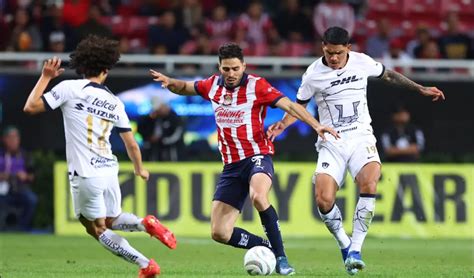 Pumas Vs Chivas EN VIVO Liga MX, cuartos de final Hora y Canal de Tv