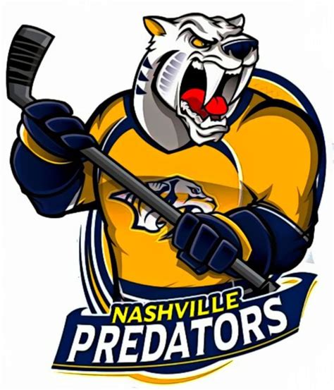 NHL-PREDATORS in 2023 | Nashville predators hockey, Mascot, Nhl logos