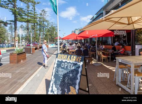 Restaurants and Japanese sushi and sake restaurant in Dee Why,Sydney,NSW,Australia Stock Photo ...