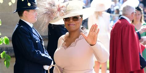 Oprah Wears Stella McCartney to Royal Wedding - Oprah Winfrey Attends ...