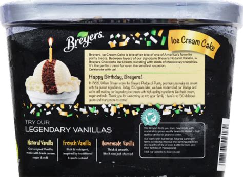 Breyers Ice Cream Cake Ice Cream, 48 fl oz - Kroger