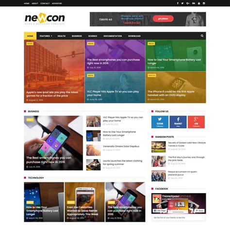 35+ Free News Blogger Templates & Themes 2020 - Templatefor