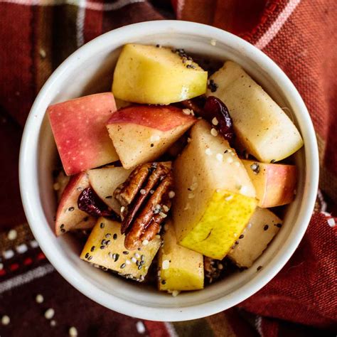 Fall Fruit Salad (With Apples, Pears and Cranberries) – Milk and Pop