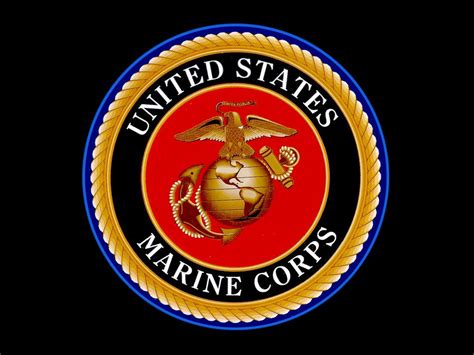 Us Marine Corps Logo Black And White free image download