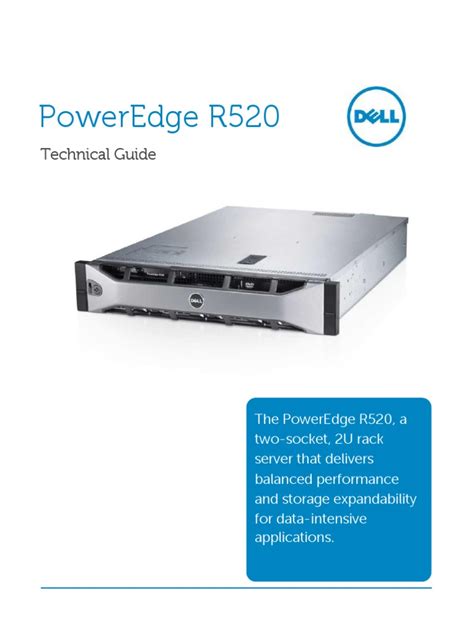 Dell Poweredge r520 Technical Guide | Solid State Drive | Hyper V