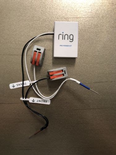 NEW Ring Doorbell Pro Power Kit V2 for Mechanical Chime or Bypass to Use Without