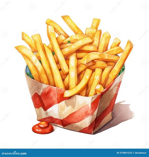 French Fries Drawing