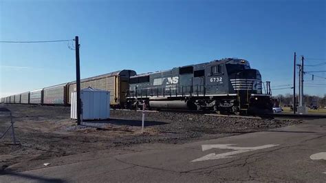 SD60M with Conrail horn at Midway - YouTube