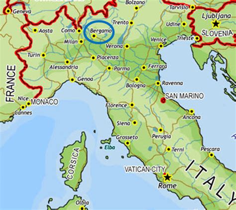 Bergamo Map and Bergamo Satellite Images