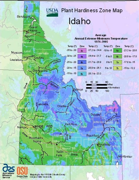 Farmers Know Best: Idaho USDA Plant Hardiness Zones Map - Growing Zones ...