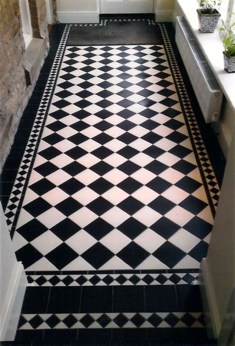 We love this minimalist hallway completed by Victorian tiles | White ...