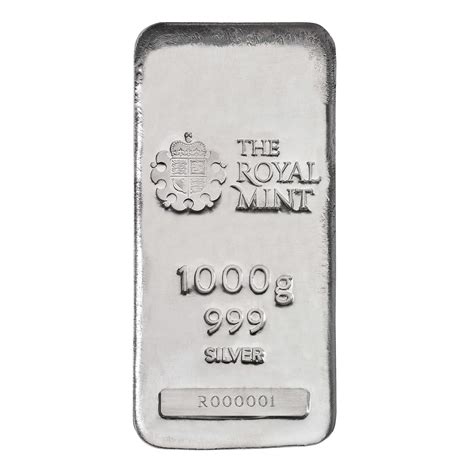 1kg Silver Bar Cast | The Royal Mint