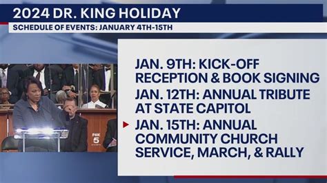 The King Center announcing MLK Day events today | FOX 5 Atlanta