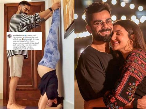 Kohli Anushka viral yoga photo | Virat Kohli becomes Anushka Sharma's ...