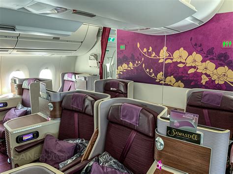 Thai Airways Business Class Photos