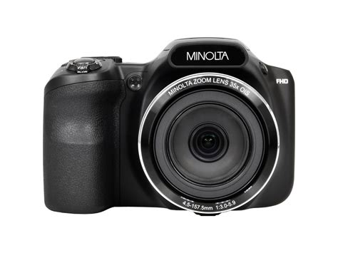 Minolta MN35Z 1080p 35x Zoom Wi-Fi Digital Camera (Black) - Newegg.com