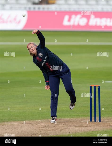 Sophie Ecclestone bowling for Thunder in a Rachael Heyhoe Flint Trophy ...