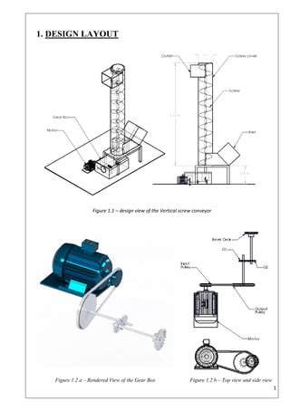 Vertical Screw Conveyor - Design Project | PDF