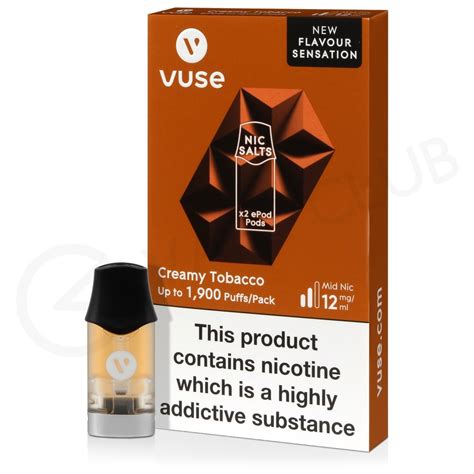 Creamy Tobacco Vuse Prefilled ePod | Two Pack